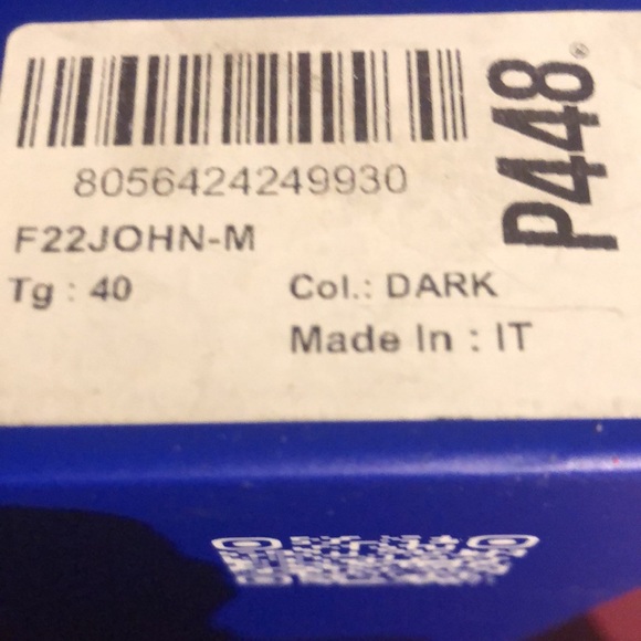 P448 John sneakers black leather/suede size 40 - Picture 6 of 6